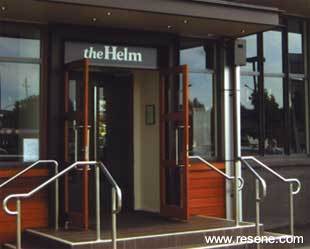 The Helm bar in Hamilton id finished in a palette of Resene hues