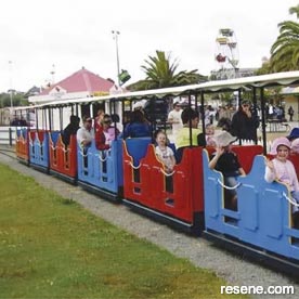 Caroline bay miniature train