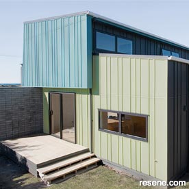 This Waihi bach used Resene products and colours