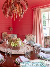 Pink Dining room