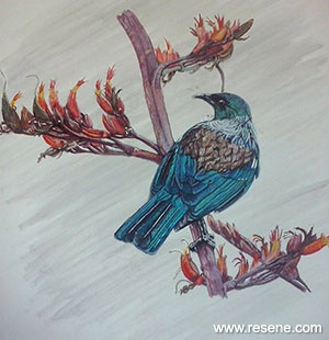 Tui by artist Lynne Campbell
