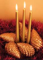 How to make a christmas candle holder