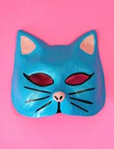 Paint a cool cat mask
