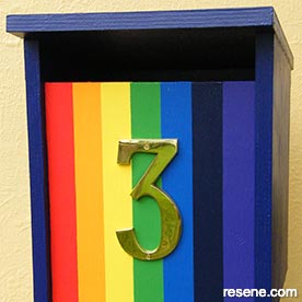 Rainbow mailbox