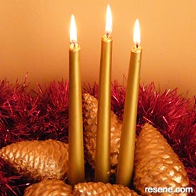 Christmas candleholder