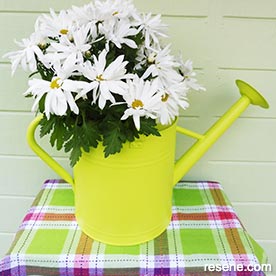 Paint a watering can