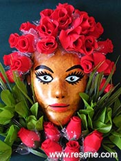 Resene artwork project - flower mask