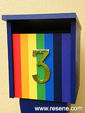 Rainbow mailbox
