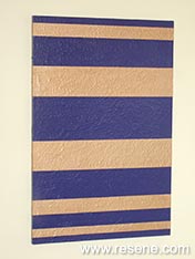 Striped abstract panel