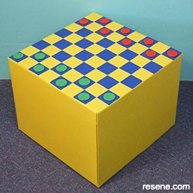 Checkerboard game table