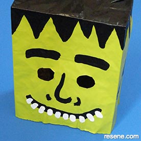 Monster mask art project for kids