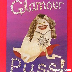 Glamour puss collage