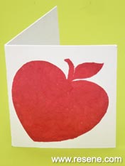 Stencil greeting cards