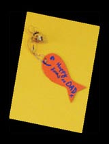 Goldfish gift tag