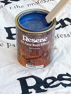Rust effect pot - Step 4