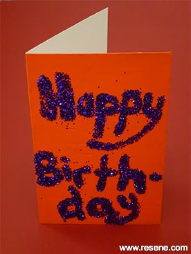 Make a birthday card