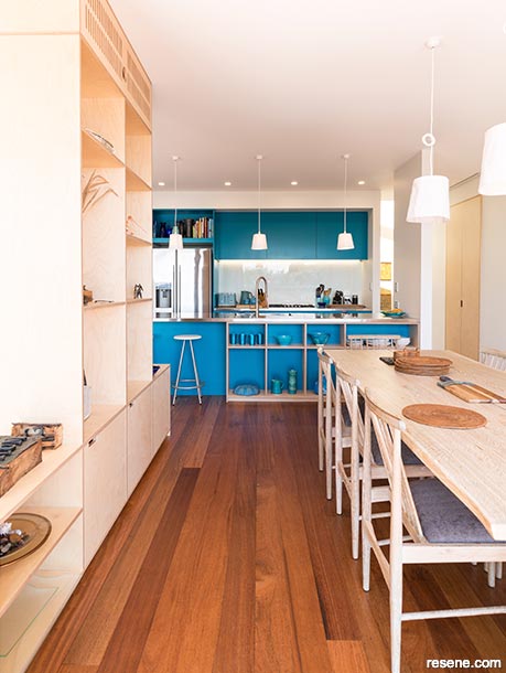 Boldly coloured kitchens are a hot trend
