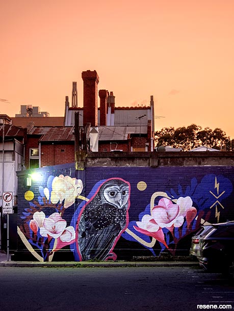 Night Owl – Electric Noir mural