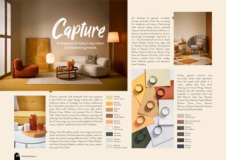 Capture - top colour and decorating trends