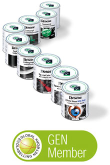 Resene have the only comprehensive range of Eco Choice paints in New Zealand, approved since 1996