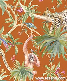 Resene Kaleidoscope Wallpaper Collection - 90564 Samroze Orange