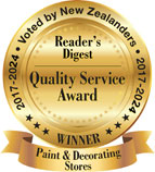 Reader's Digest Quality Service Award - Gold, Paint & Decorating Stores