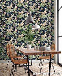 Resene Kaleidoscope Wallpaper Collection - Room using 90560