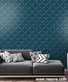 Resene Kaleidoscope Wallpaper Collection - Room using 90592