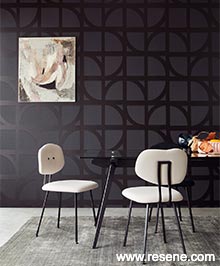 Resene Bold Wallpaper Collection - Room using E395806 