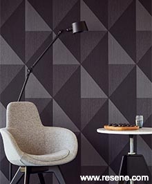 Resene Bold Wallpaper Collection - Room using E395824 
