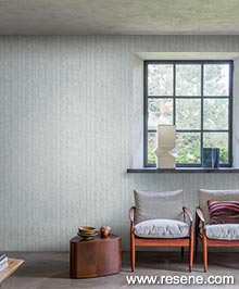 Resene Chic Structures Wallpaper Collection - Room using CH2402