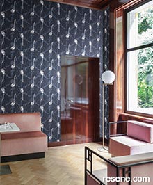Resene Folies Wallpaper Collection - Room using FOL603