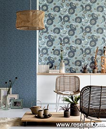 Resene Hanami Wallpaper Collection - Room using HAN100326300