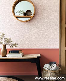 Resene Hanami Wallpaper Collection - Room using HAN100333900