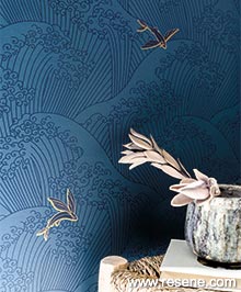 Resene Hanami Wallpaper Collection - Room using HAN100396822