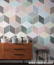 Resene Komar Pure Wallpaper Collection - Room using P027-VD2
