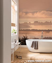 Resene Komar Pure Wallpaper Collection - Room using P031-VD3
