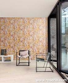 Resene Kosmos Wallpaper Collection - Room using KOS505