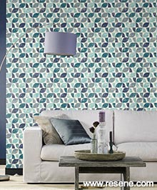 Resene Modern Art Wallpaper Collection - Room using 519839