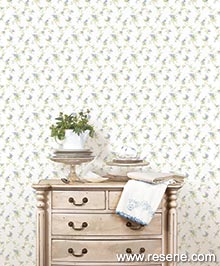 Resene Pretty Prints 4 Wallpaper Collection - Room using PP35528
