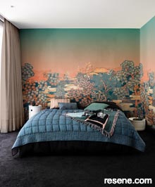Resene Sensai Wallpaper Collection - Room using 296517 