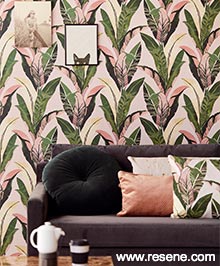 Resene Vivid Wallpaper Collection - Room using E384501