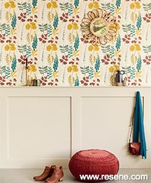 Resene Vivid Wallpaper Collection - Room using E384533