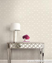 Resene White on White Wallpaper Collection - Room using OY31610