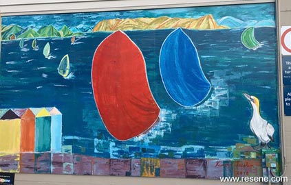 Wellington mural