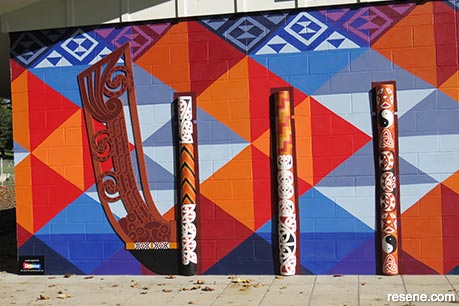 Mural theme - different community groups of Turangi