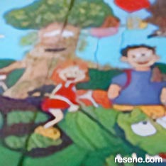 Sarah Guy for Pukekohe Hill School mural