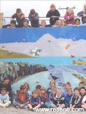 Otepopo School, Mt Cook Mural 