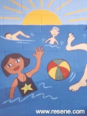 Millers Flat Primary School mural