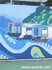Waikawa Bay School mural